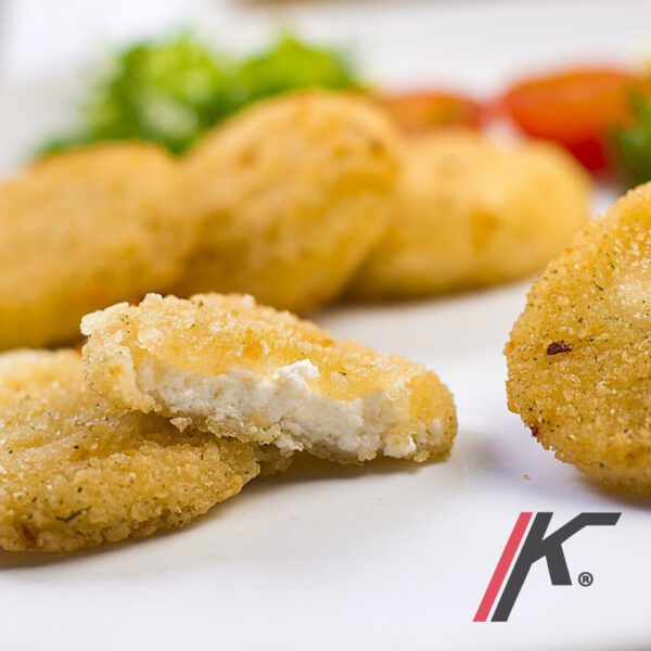 3518. Delicia de queso de cabra empanado. (2)