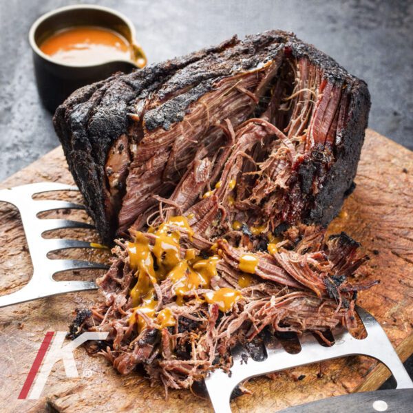 41047. Pulled beef, carne deshilachada de vacuno