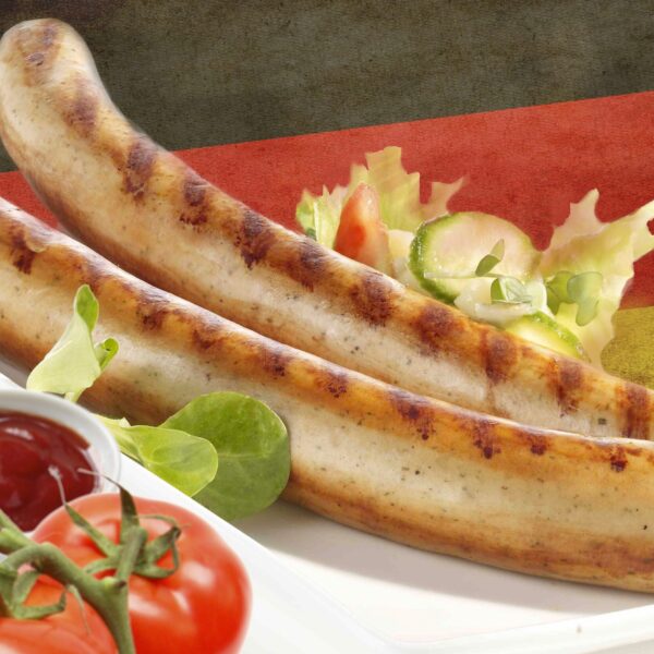 420285 -Bratwurst salchicha blanca 70g