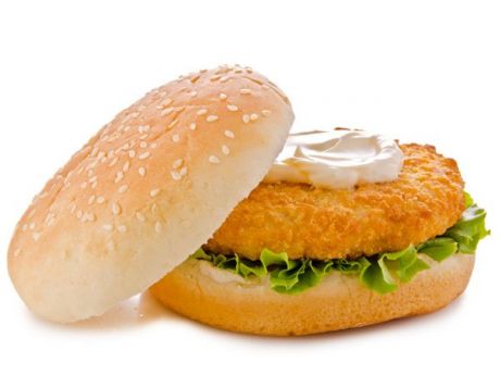 20196 Burger de pollo horeca rebozada.