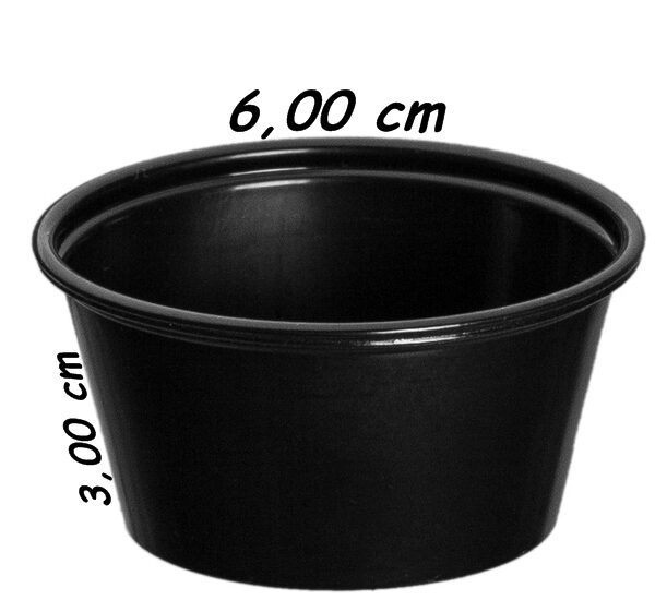9090 TARRINA SALSA 2 oz NEGRO 60 ML