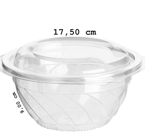 9092 BOL ENSALADERA PET TRANSP. 1000 CC