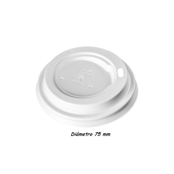 9104 TAPA VASO CARTON 6 OZ BLANCO