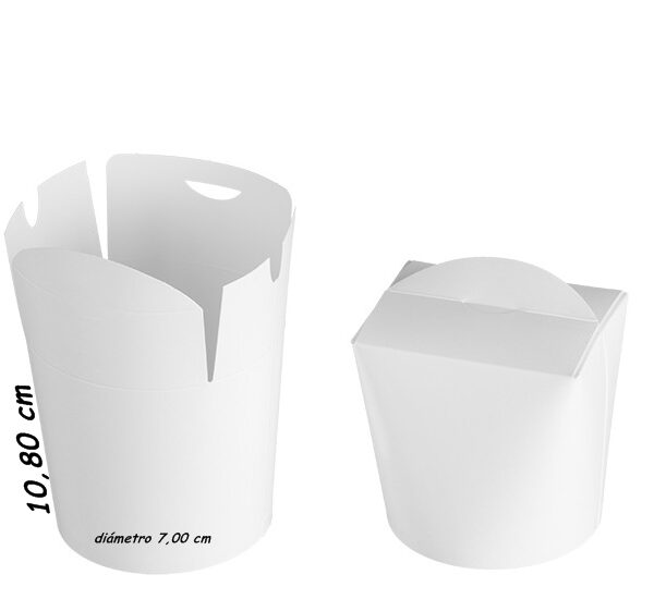 9105 ENVASE CARTON PARA FRITOS BLANCO