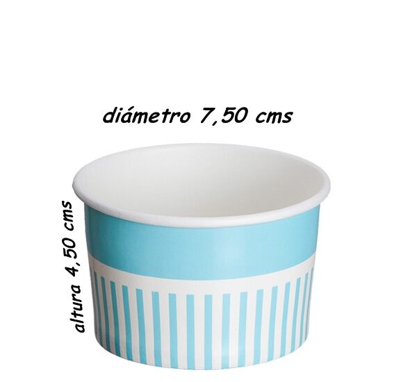 9107 TARRINA CARTON AZUL 100 ML