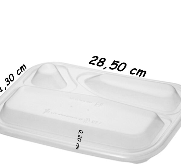 9120 TAPA BANDEJA 3 COMPARTIMENTOS